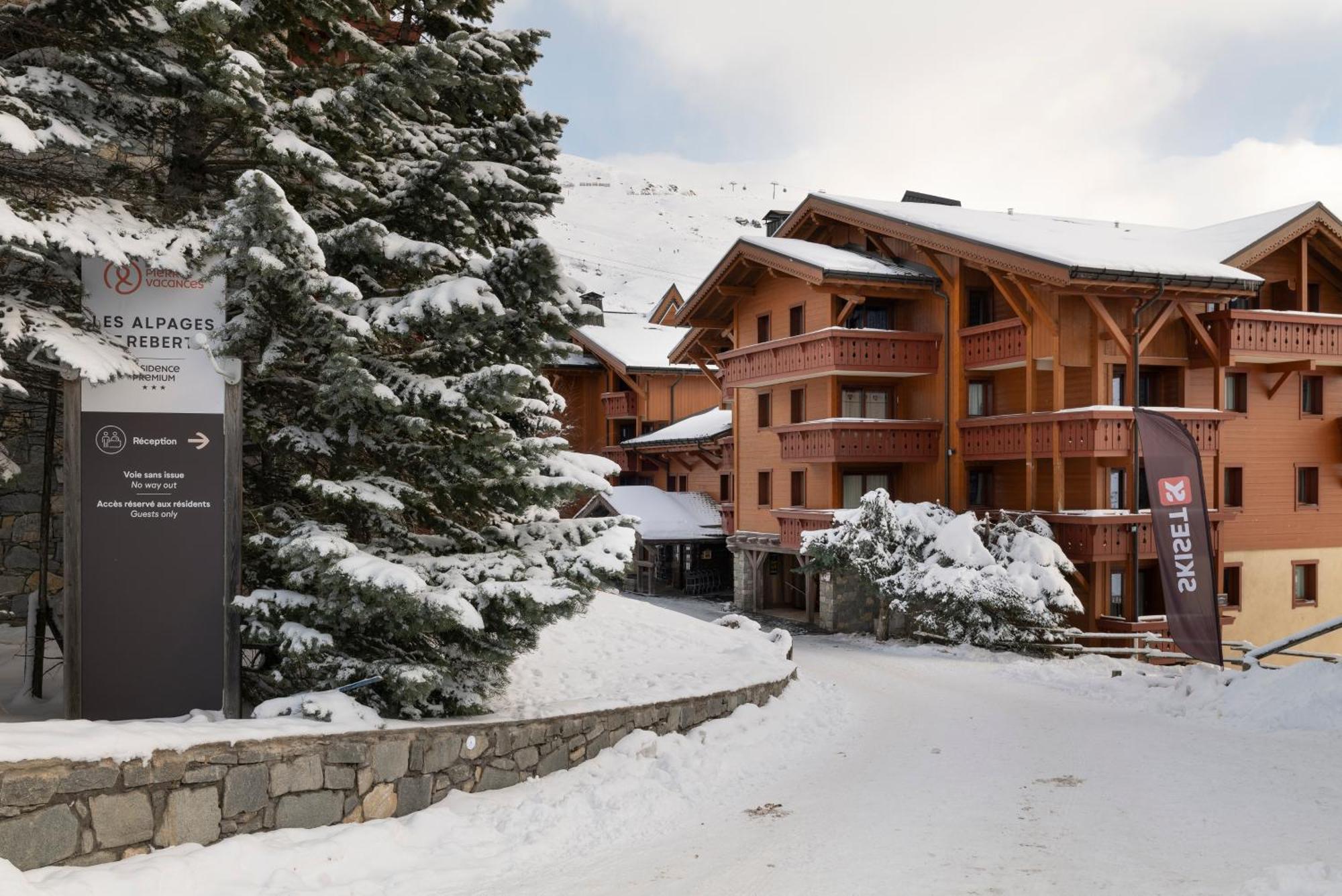 Résidence Pierre&Vacances Premium Les Alpages de Reberty Les Menuires Exterior foto
